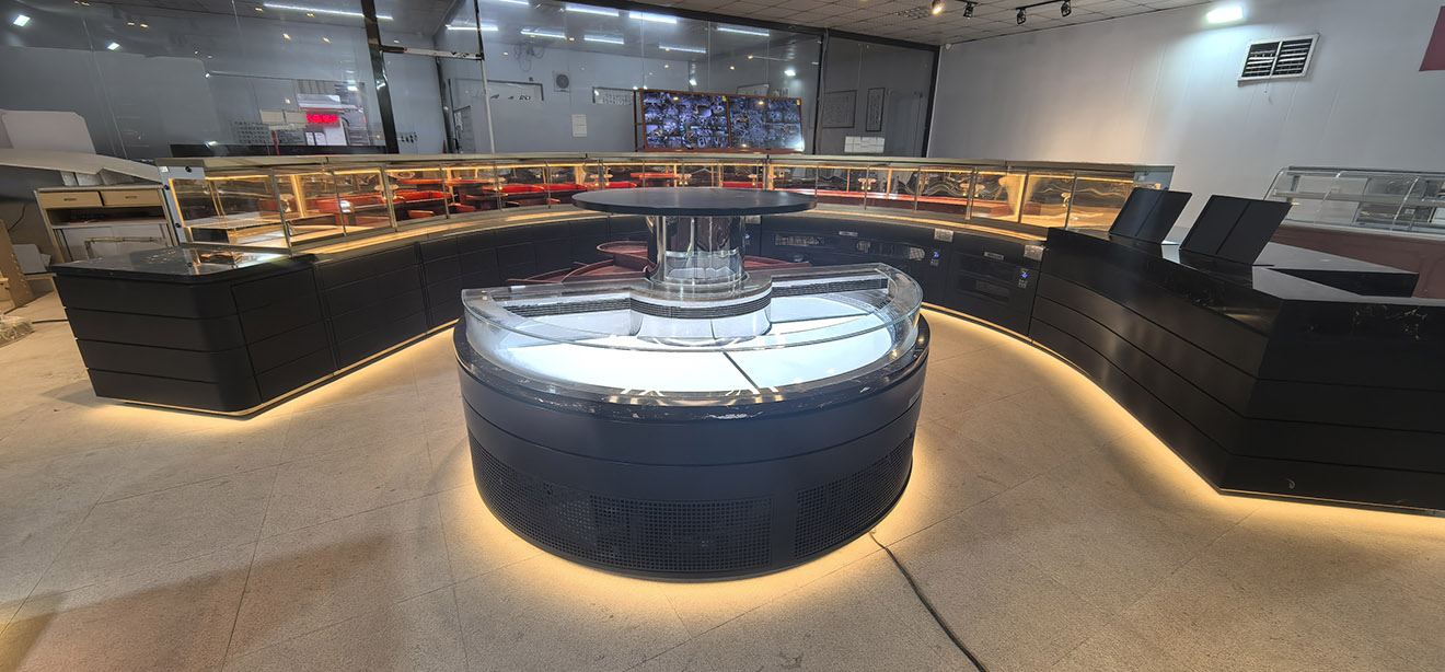 圆形展台展柜