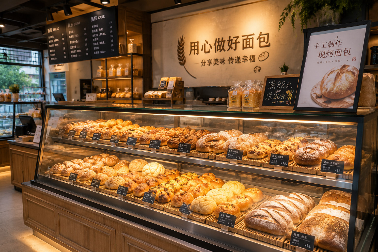 面包店展示柜
